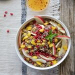 Quinoa salade met vers fruit en een heerlijk zoete dressing