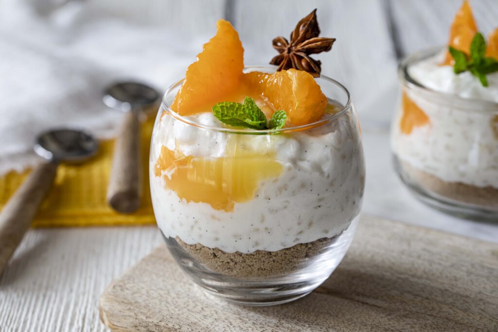 Rijstpudding met mascarpone vanille en mandarijn 4