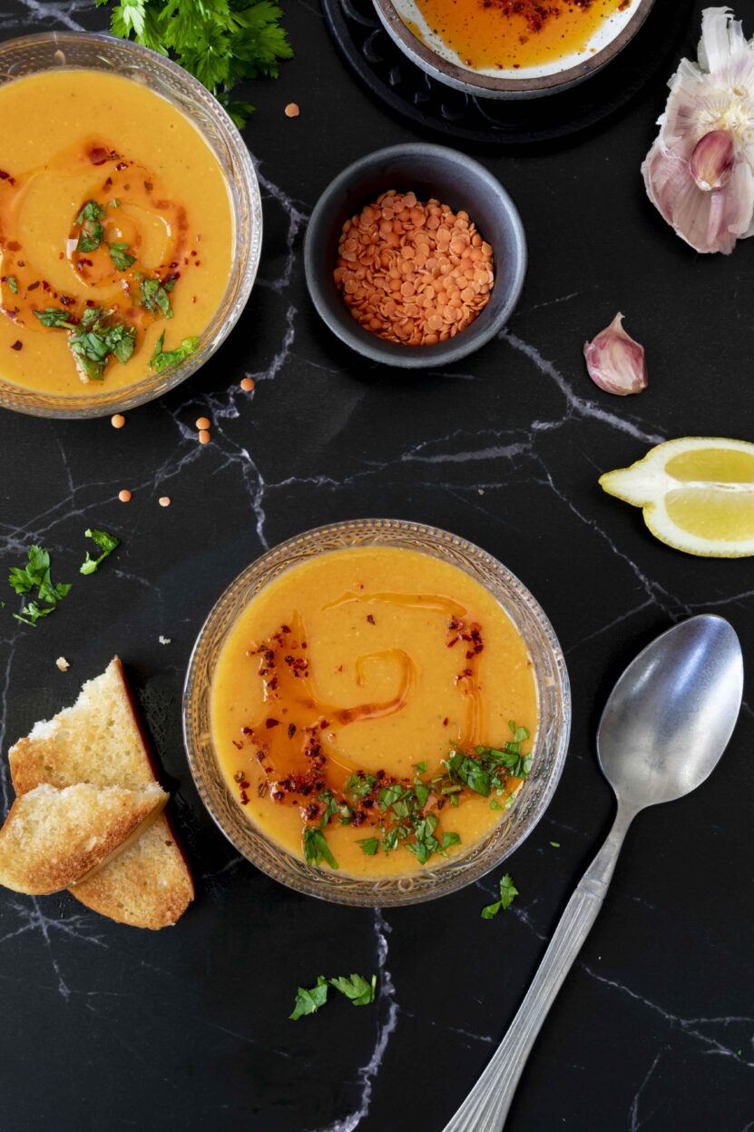 Sopa turca con lentejas rojas 1 Turkse rode linzensoep 5