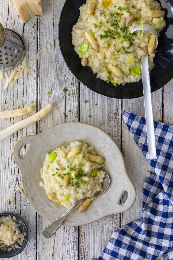 Risotto with white asparagus - Secretos Del Sur