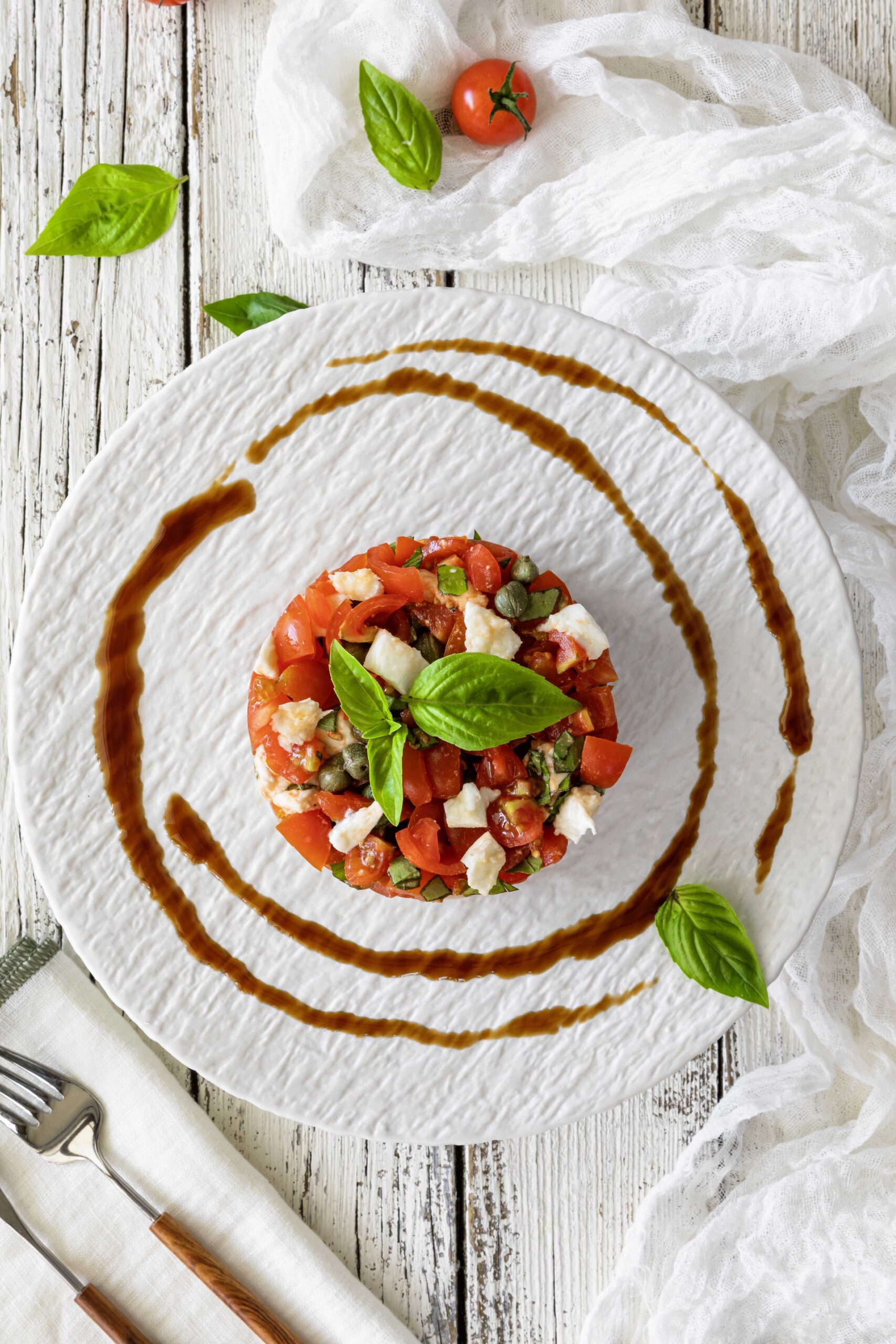 Caprese tartaar, smaken uit Italië