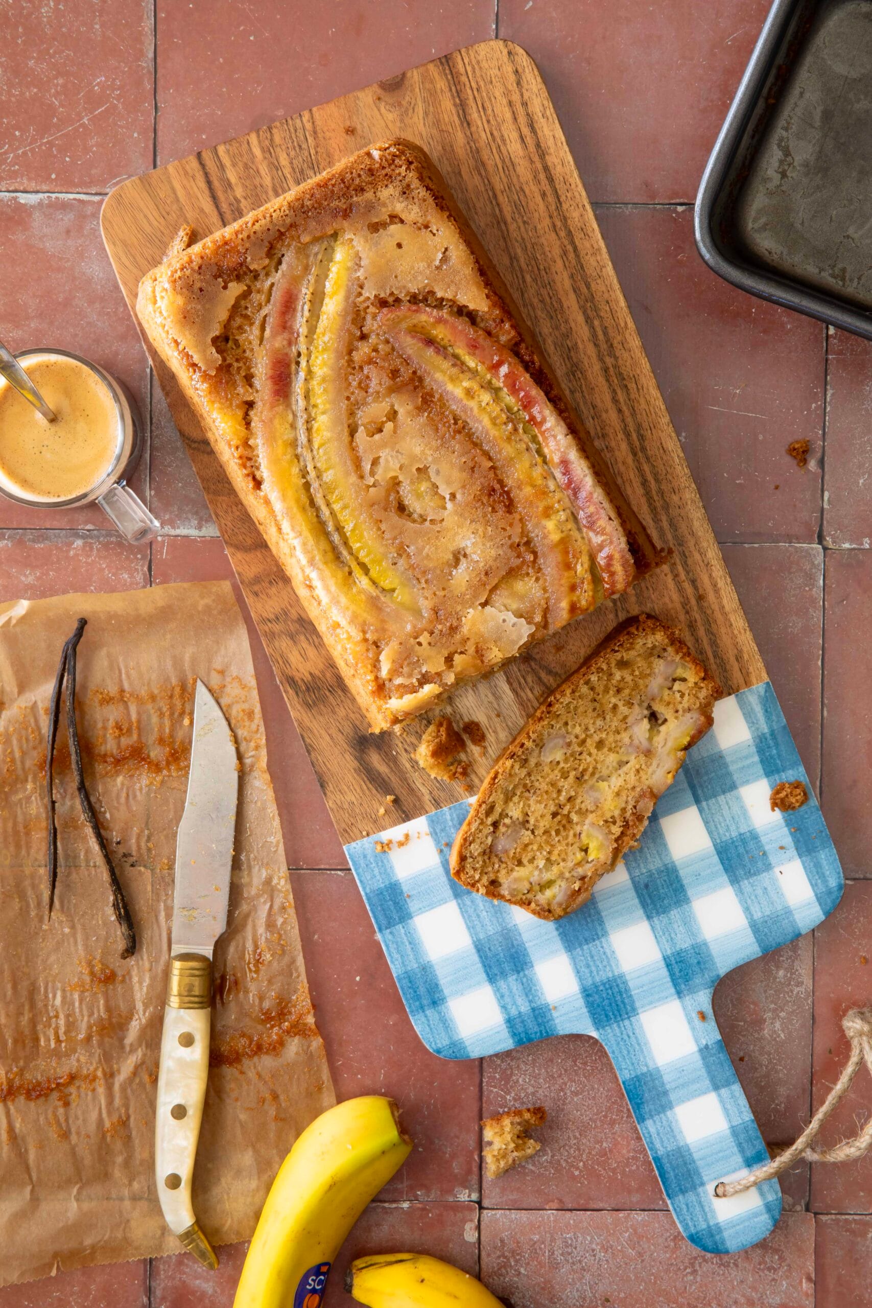 Bizcocho de plátano con jengibre y canela 2 Bananencake met gember